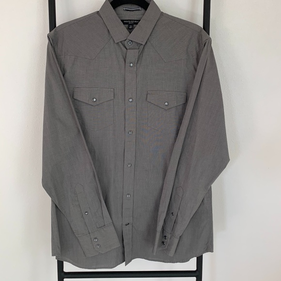 Banana Republic Other - Banana Republic slim fit button up grey Medium
